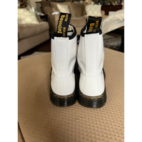 Dr. Marten White Patent Leaver Zavala Boots - Size 7 - NWOT - Picture 5 of 7